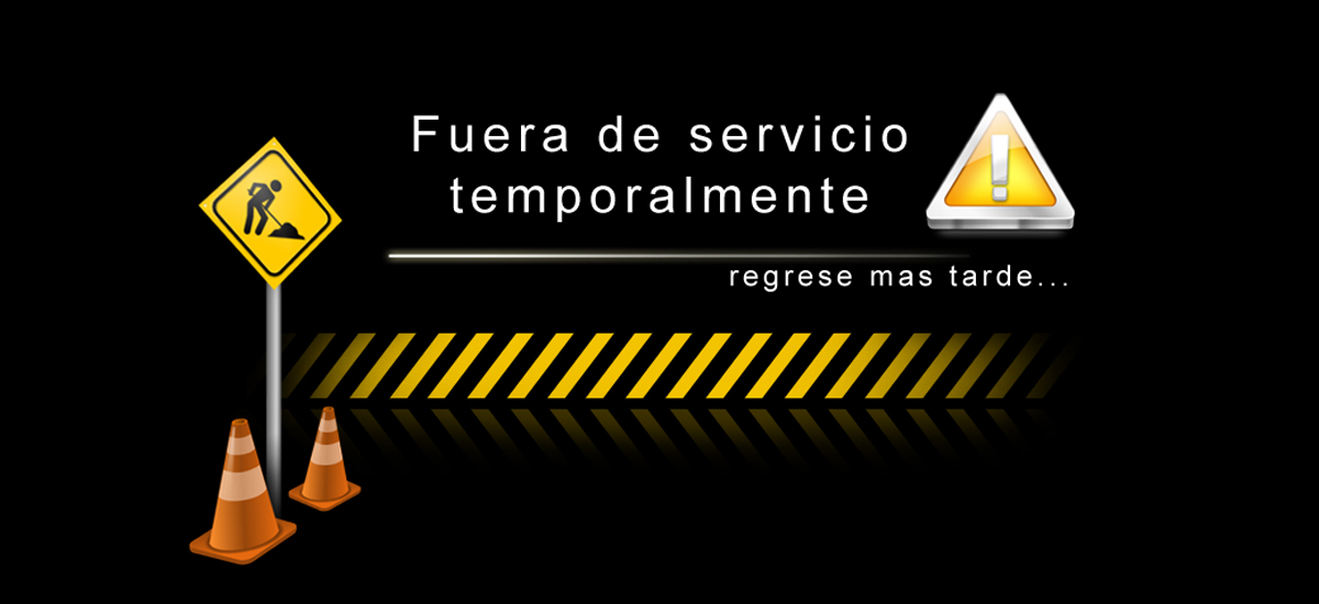 Web fuera de servicio